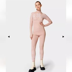 Sweaty Betty Fairisle Base Layer Leggings *NWT*  Size M  MSRP $118